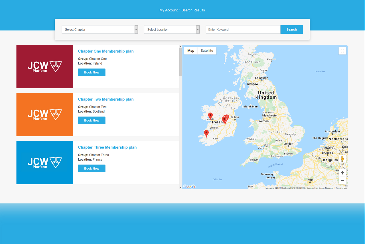 JCW Platform Features